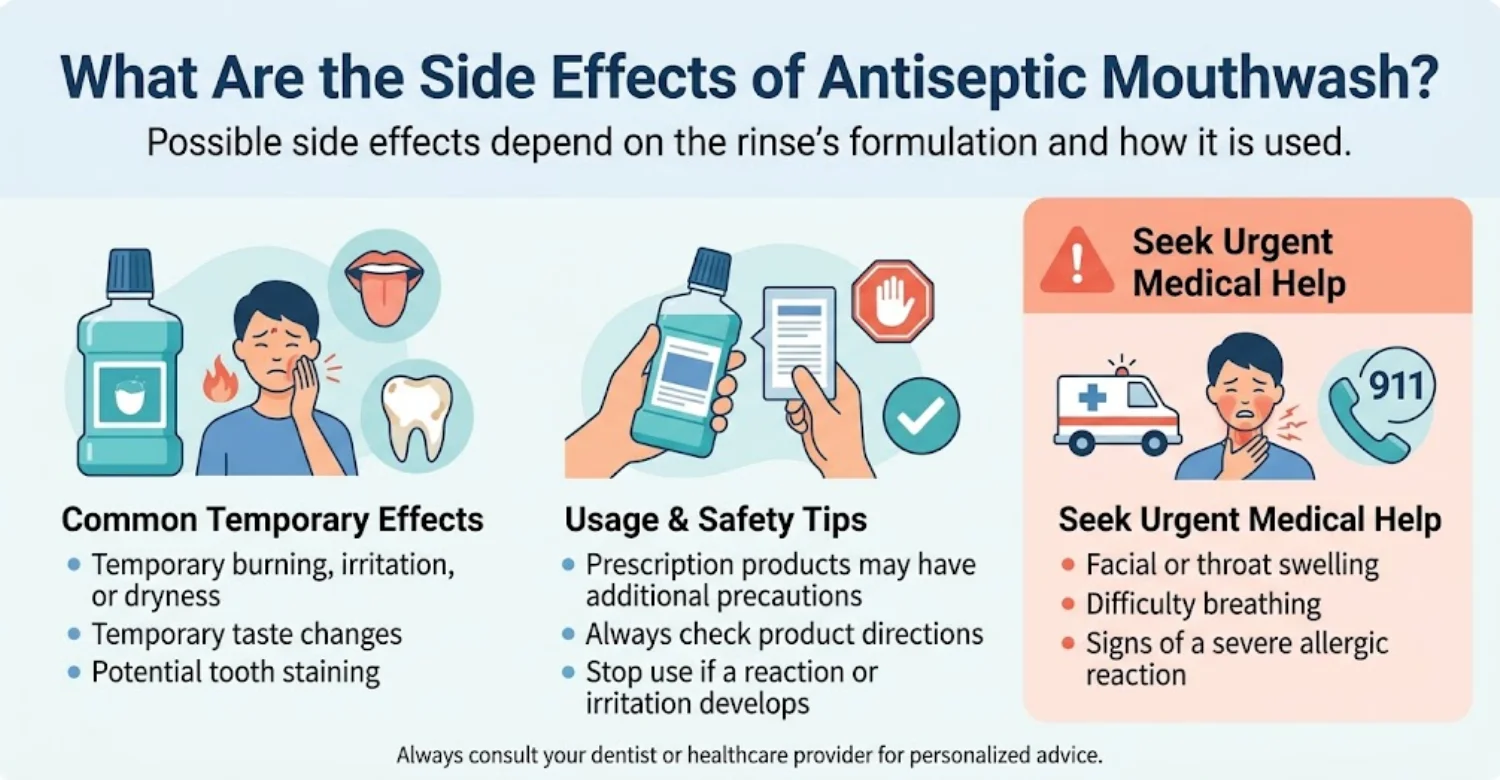 Antiseptic Mouthwash infographic